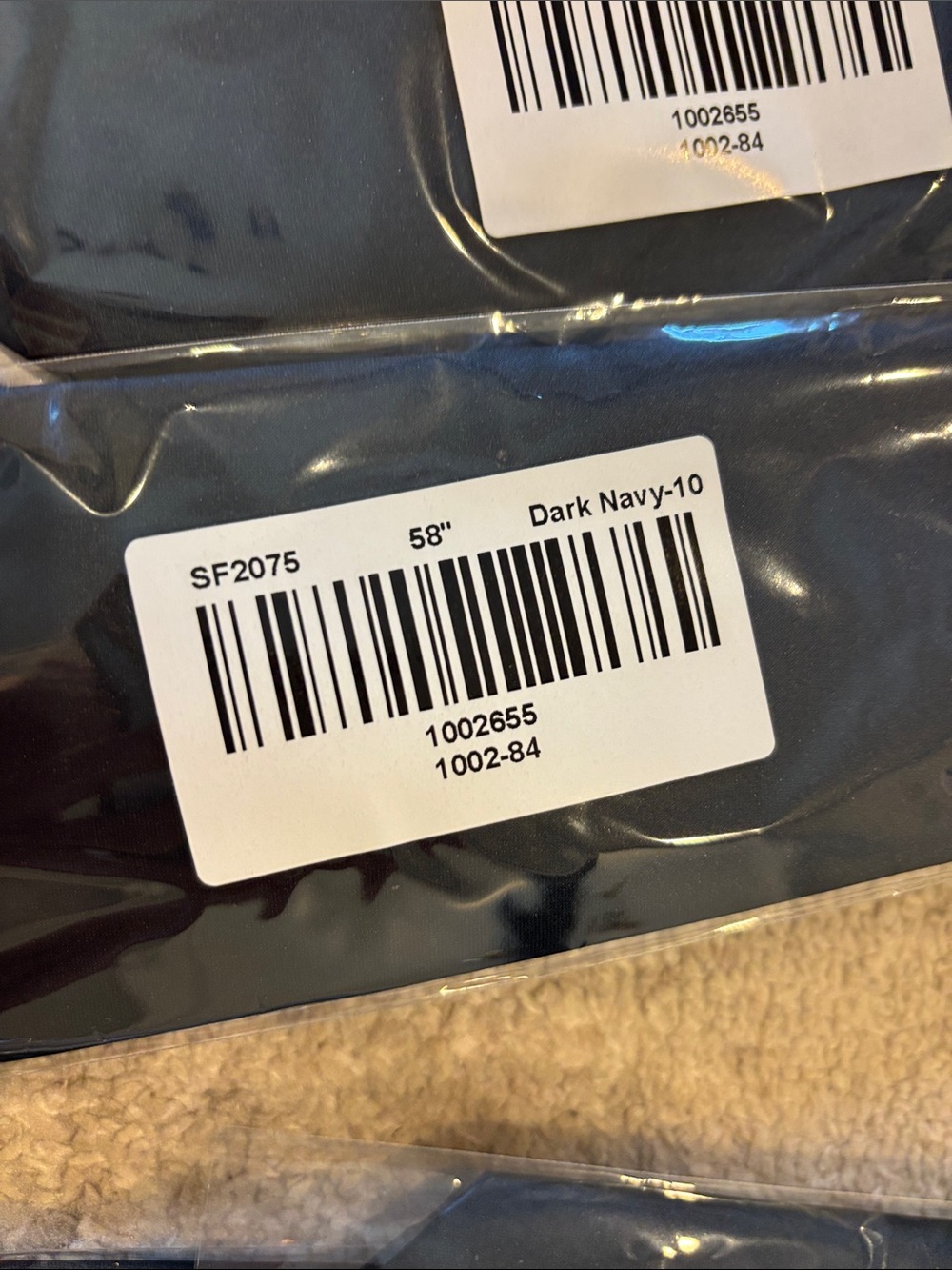 4 azazie navy 58 inch ties brand new - Picture 2 of 2